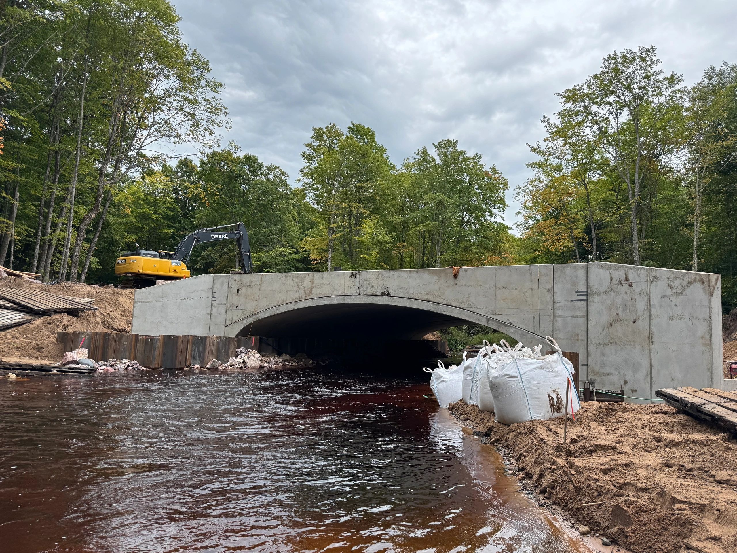 H58 construction project — stream restoration