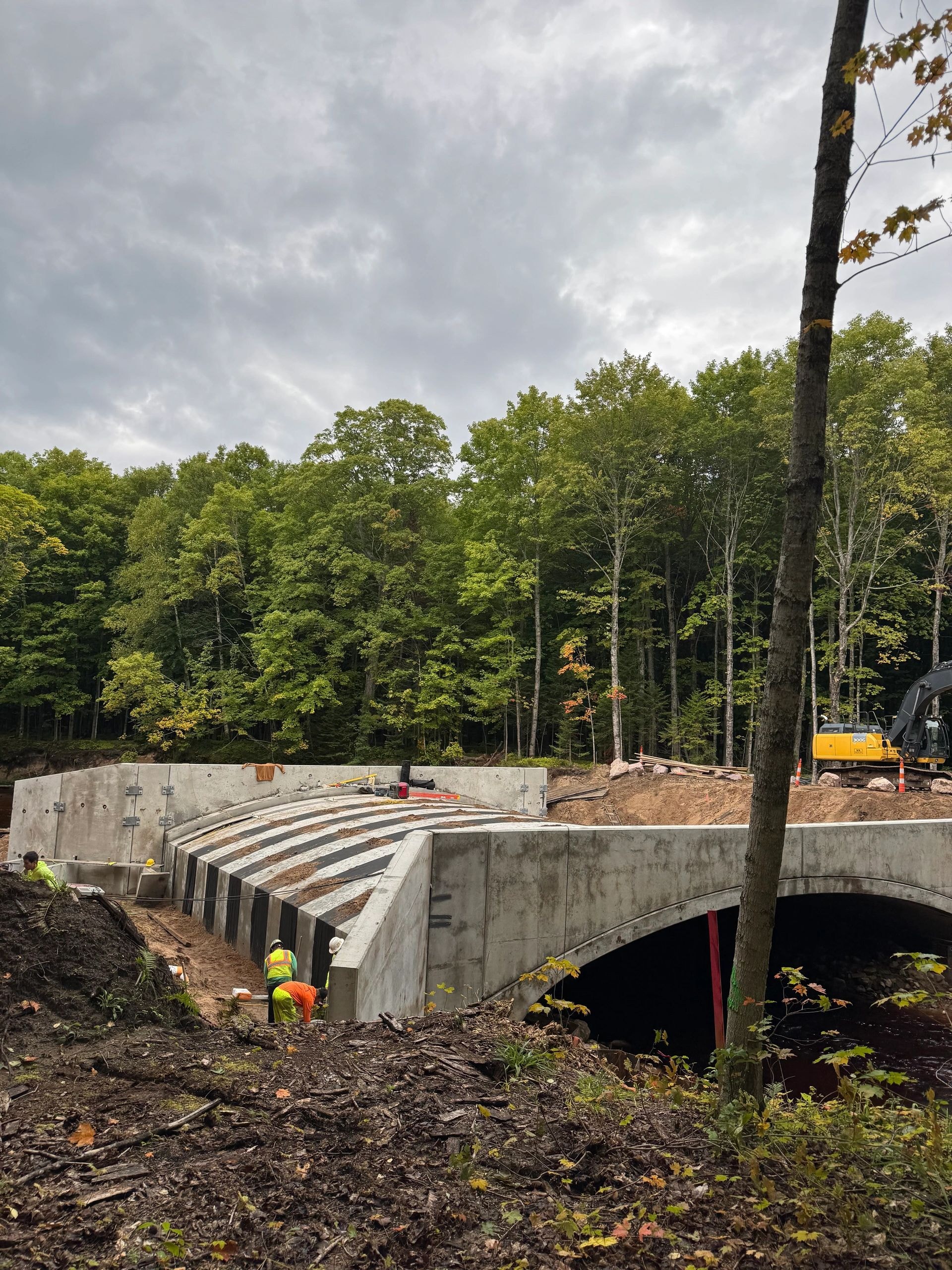 H58 construction project — culvert replacement